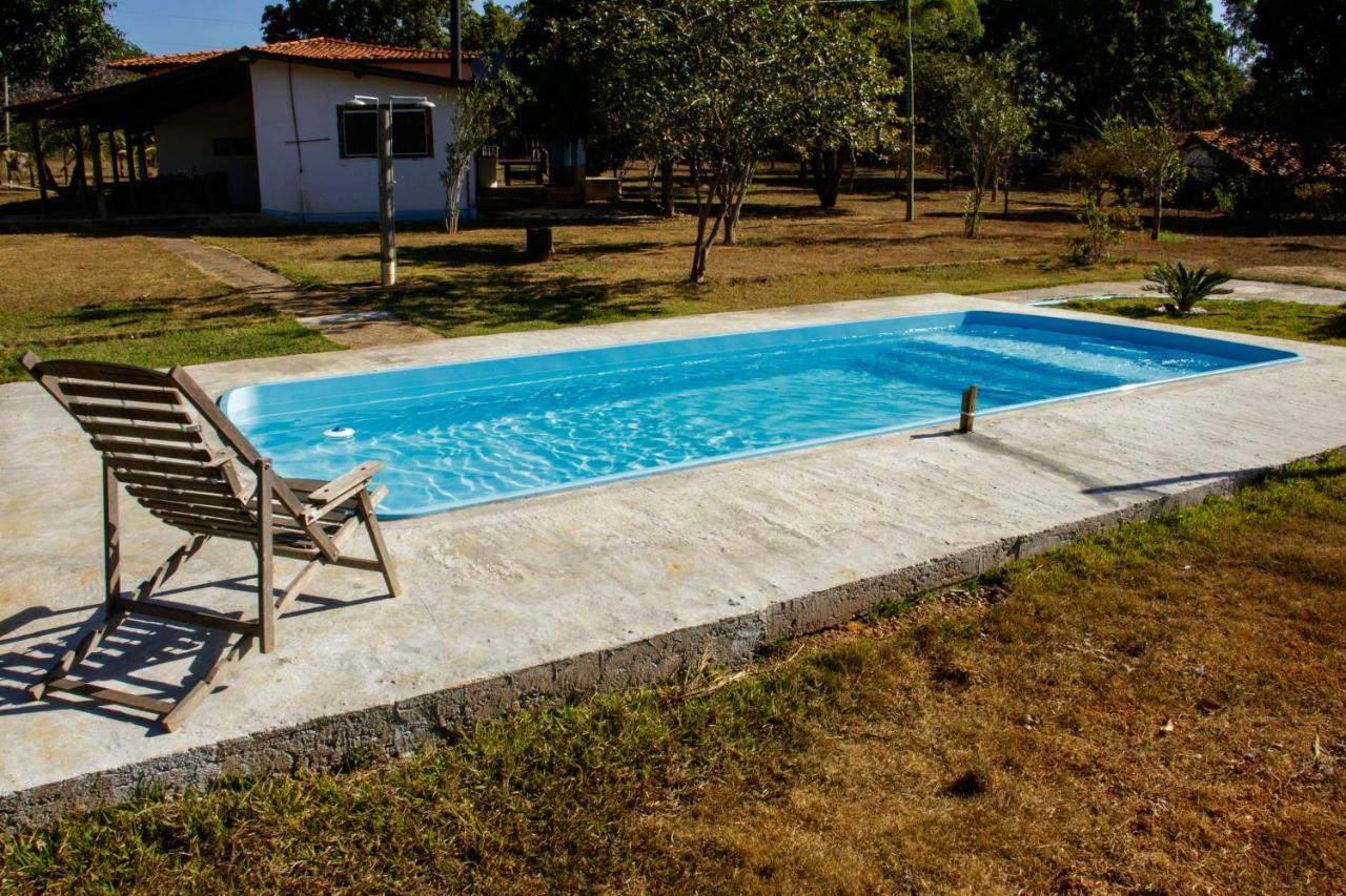 Fazenda Com Piscina E Churrasqueira Br-135 Proximo Curvelo Corinto E Morro Da Garca Esterno foto